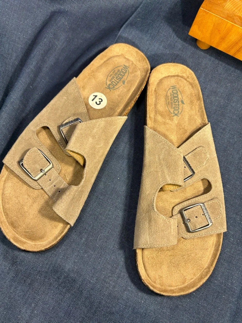 NWOT Woodstock leather sandals